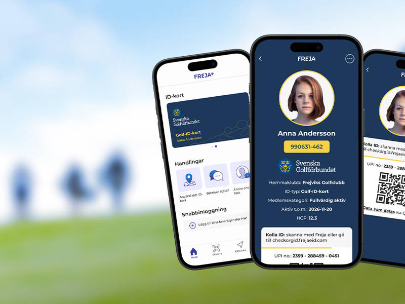 Skaffa Golf-ID-kortet i Freja?